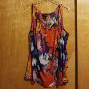 Lane Bryant multi colored light weight blouse